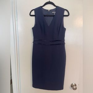 Karl Lagerfeld navy sheath dress